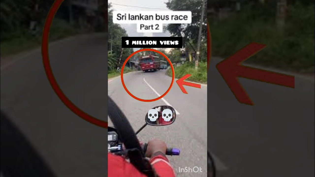 Sri Lanka Bus Race Goes Viral 🚍