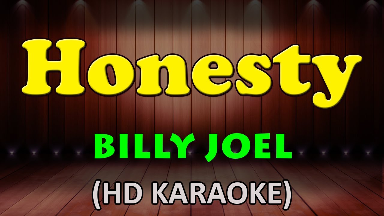 Billy Joel's 'Honesty' Karaoke 🎶