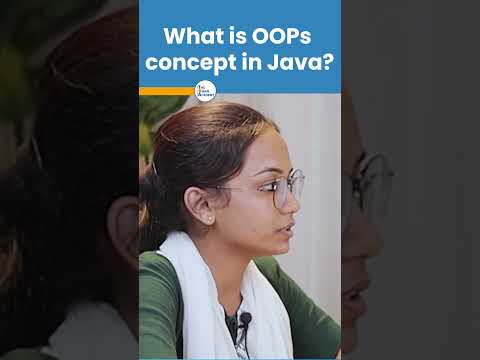 What is the OOPs Concept in Java? | Java Interview Question | #shorts #kiransir #freshers