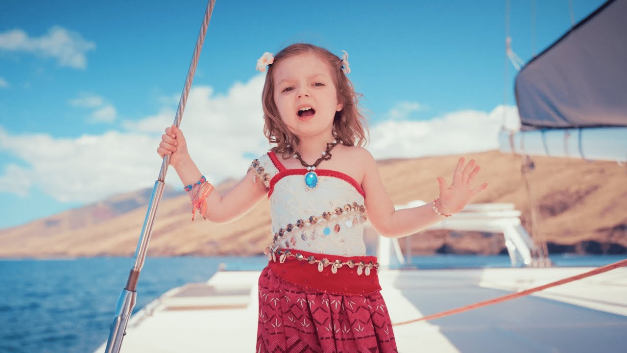 3-Year-Old Angelica Nero Sings 'Beyond' from Moana 2 🎶