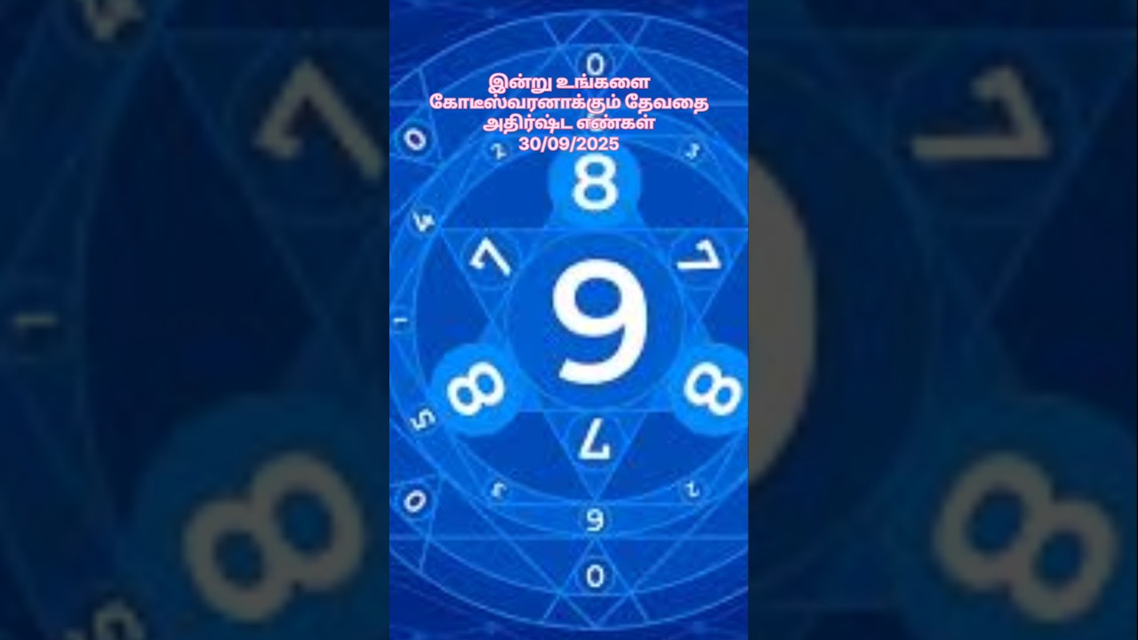 Lucky Number and Astrology Insights for September 30, 2025
