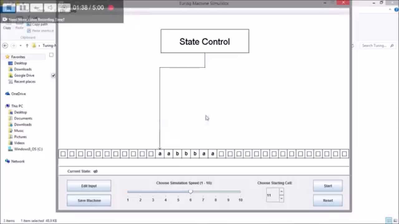 Learn How a Turing Machine Recognizes Palindromes – Quick Demo 🤖