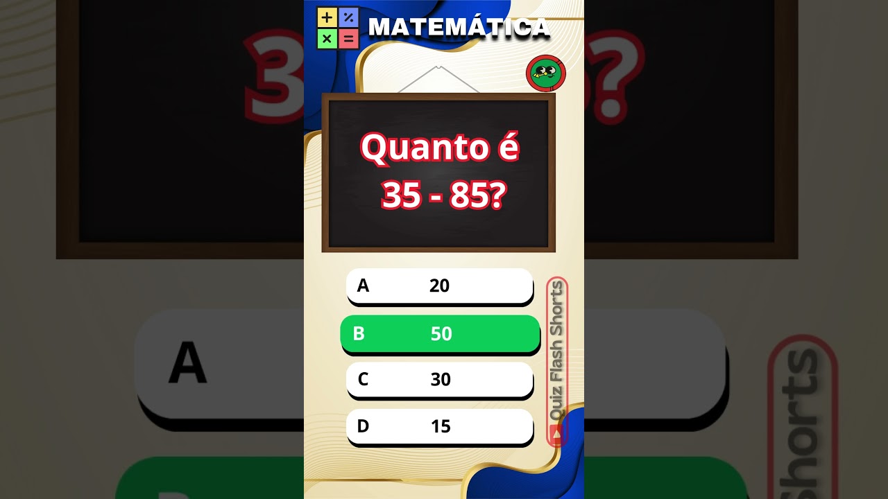 Desafie sua Mente com Este Quiz de Matemática! ðŸ§