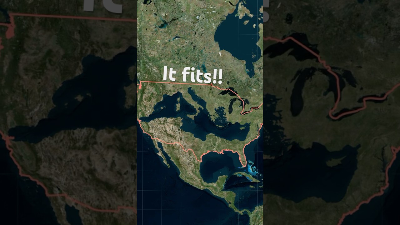 How Big Is the USA Really? Surprising Size Comparison with Europe 🇺🇸