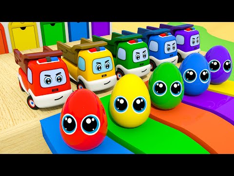 The Wheel on the Ambulance 🚑 Cartoon Cars | Baby Shark Sing a Song | Nursery Rhymes & Kids Songs
