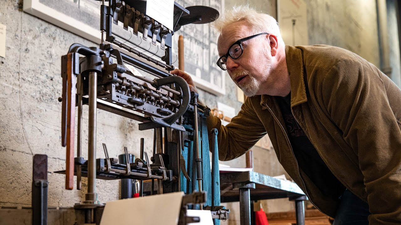 Adam Savage Explores Old Bookmaking 📚
