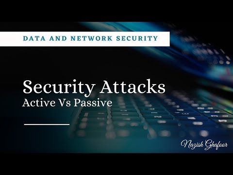 4 - Active vs Passive Attacks in Detail | Attack Types | Data and Network Security | Digitize