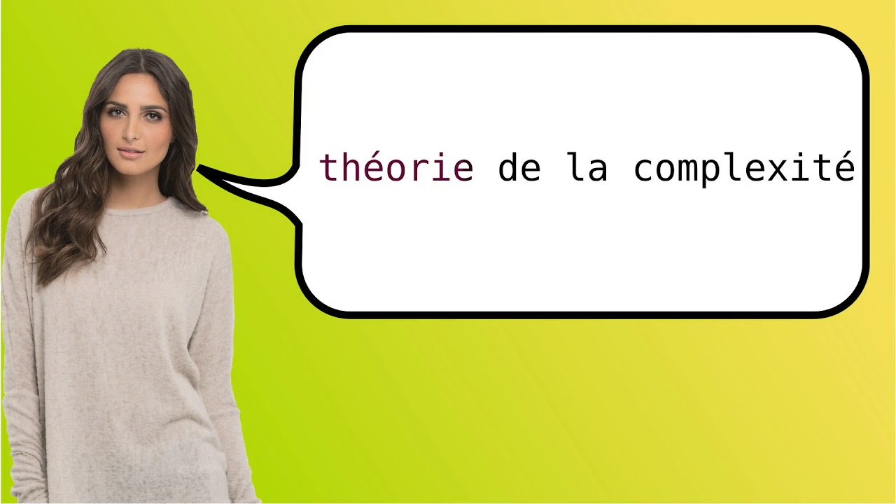 How to Say 'Computational Complexity Theory' in French 🇫🇷