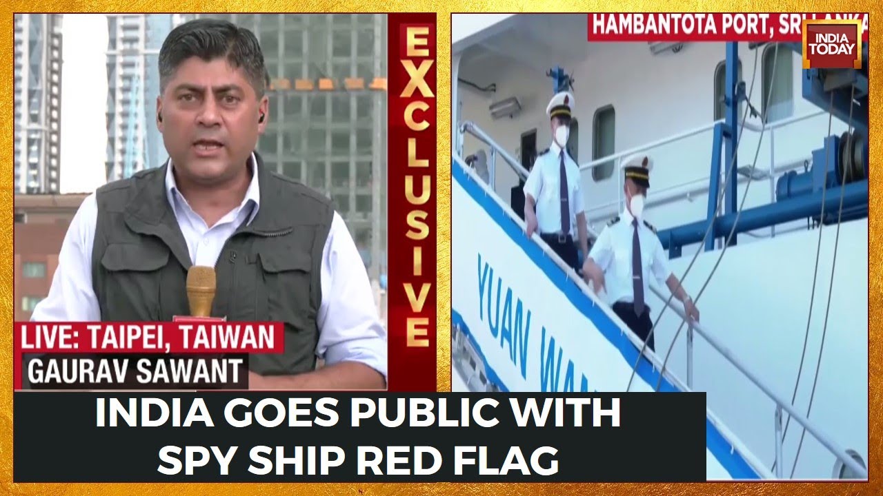 India Today: China Spies on India via Lankan Waters 🌊