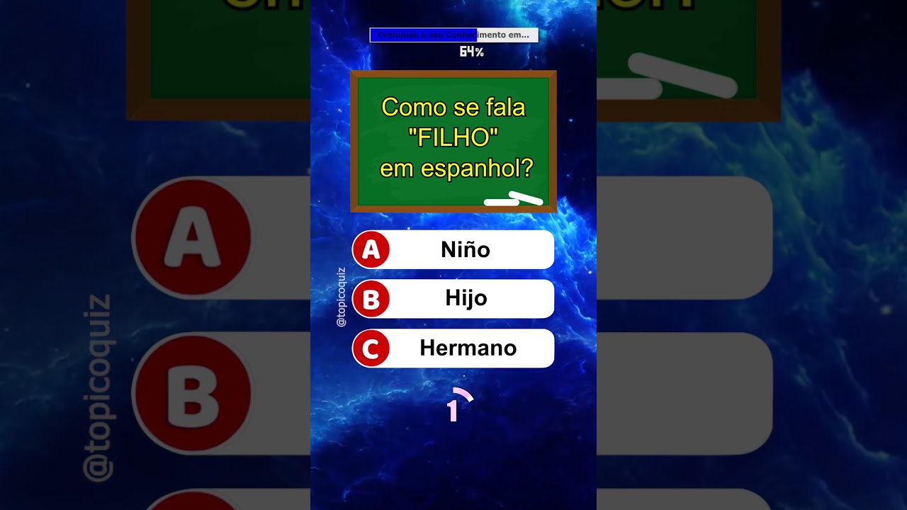 Aprenda Espanhol com Diversão Quiz para Iniciantes
