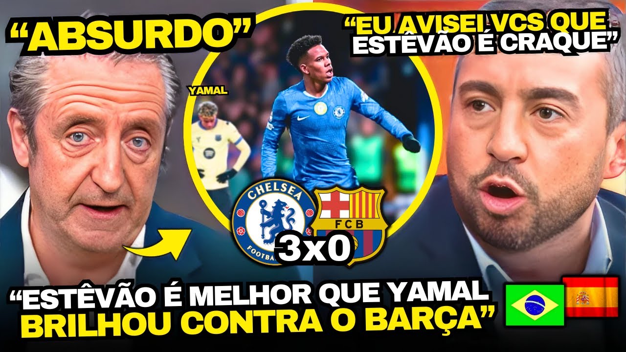 Prensa Española Elogia Estêvão tras Golaço contra Barcelona ⚽
