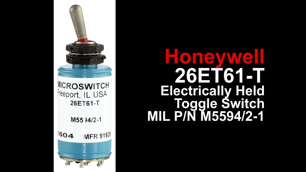 Honeywell 26ET61-T Toggle Switch Demo 🔧