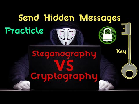Steganography Vs Cryptography With Live Practicle Full Details In Hindi Send Secret Messages