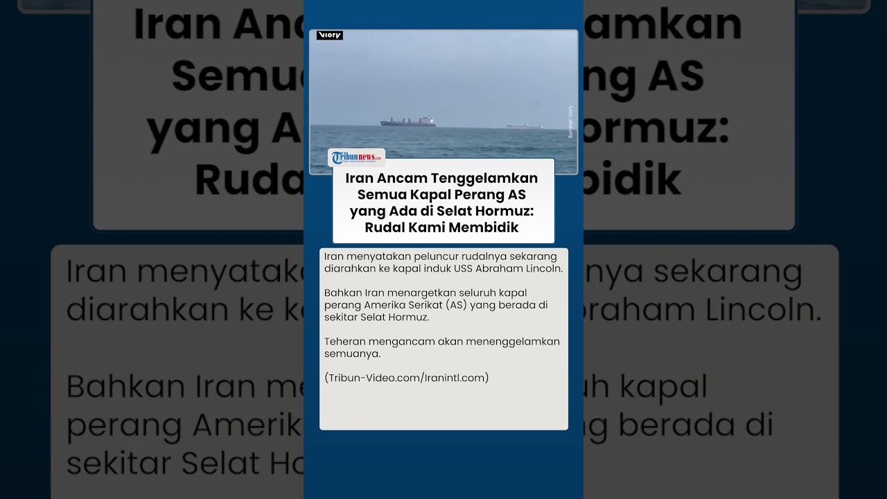 Iran Ancaman Seluruh Kapal AS di Selat Hormuz ⚠️