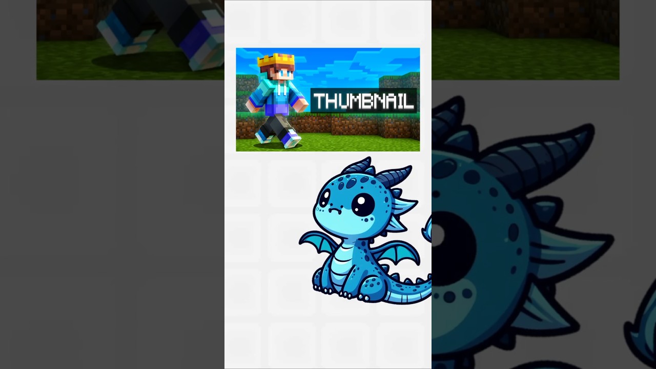 Minecraft Thumbnail Guide in 30 Seconds! 🔥