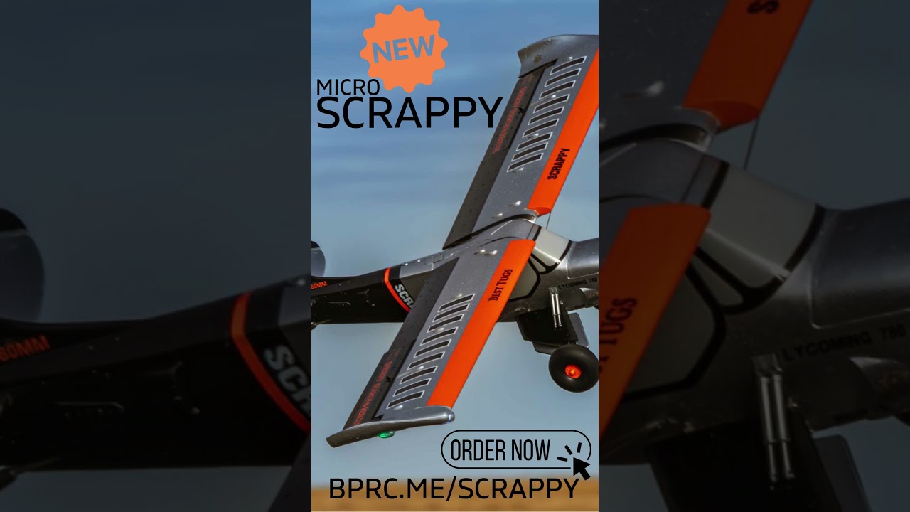 New Micro Scrappy RC Airplane βοΈ