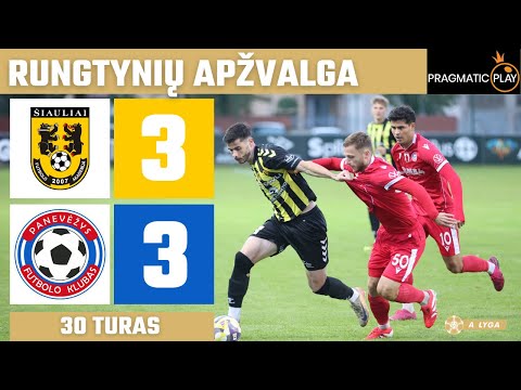 30 turo santrauka: FA „Šiauliai“ – „Panevėžys“ (2025-10-05)