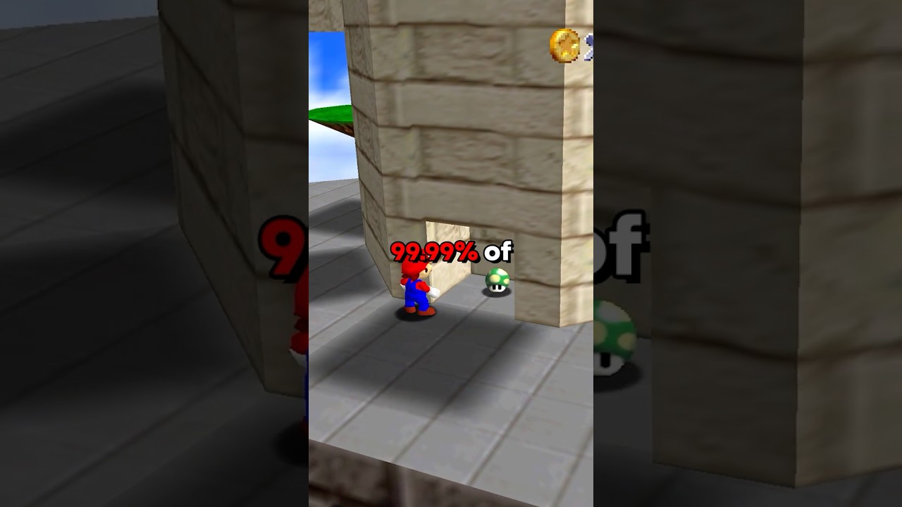 Hidden 1-Up in Mario History 🕹️