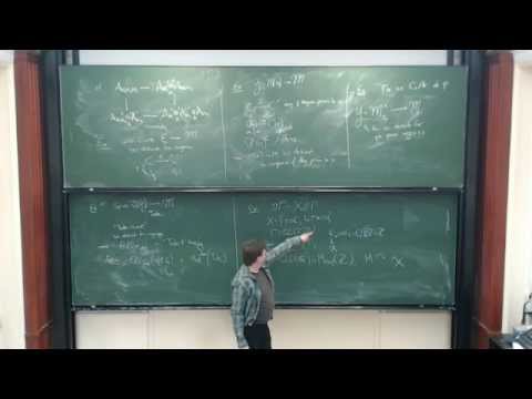 Charles Rezk: Elliptic cohomology and elliptic curves (Part 3)