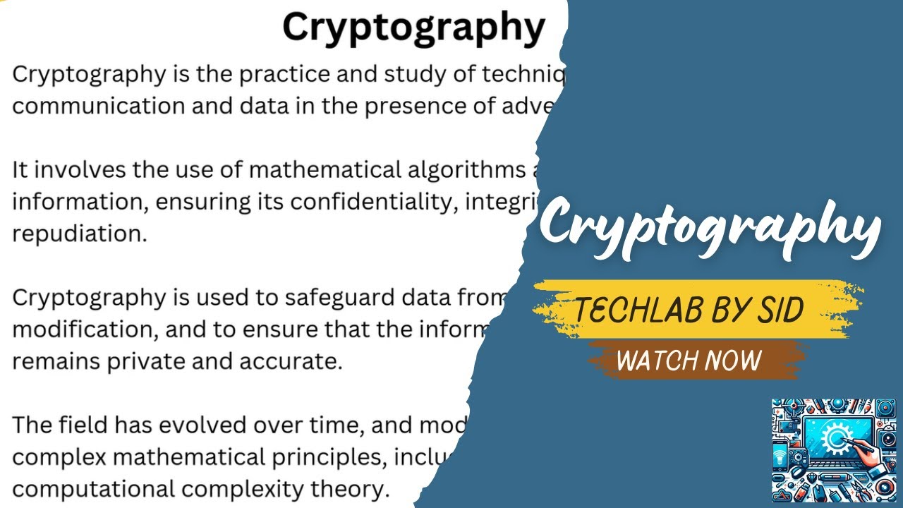 Cryptography Explained: Essential Concepts & Real-World Applications π