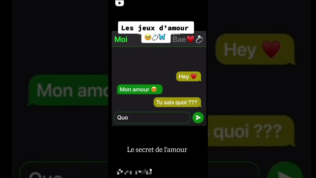 Les Jeux d'Amour 💖 : Messages Touchants pour Dire Je t'aime