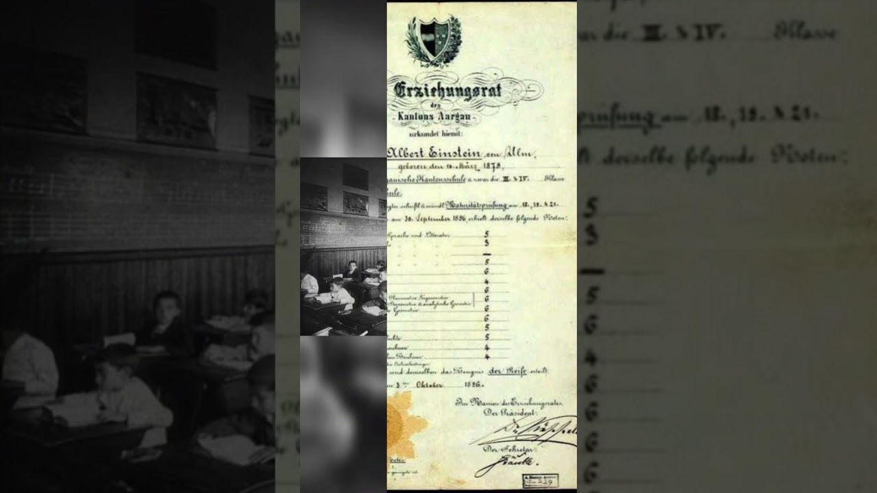 Einstein: Was he a bad student? #shorts
