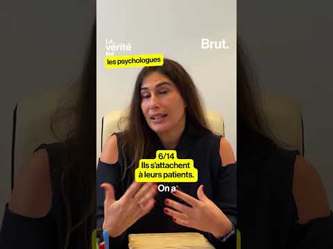 La vérité sur les psychologues : leur attachement à leurs patients (06/14)