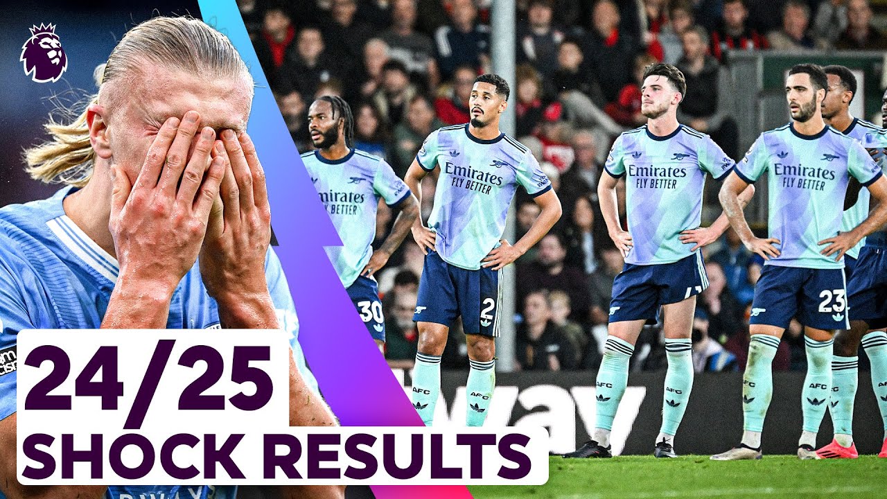 2024/25 Premier League Shocking Results ⚽