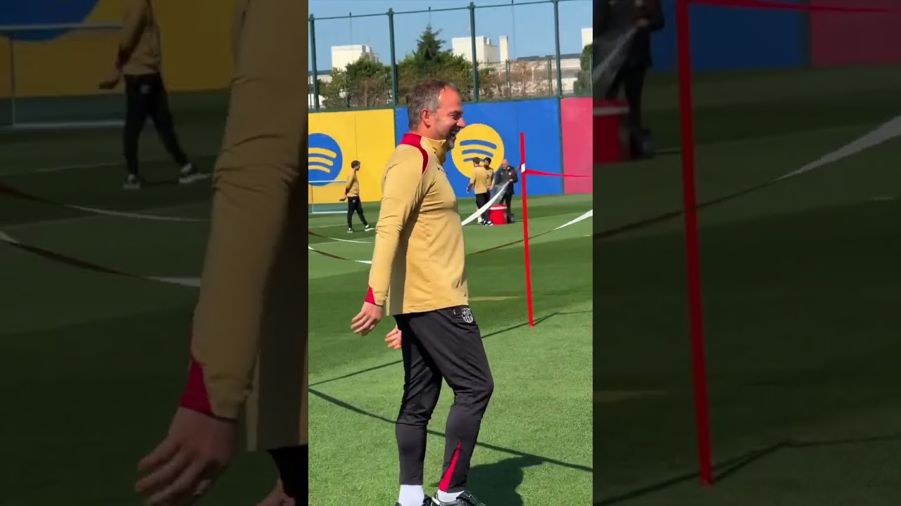 Lamine Yamal y Hansi Flick: Momento Divertido 😂