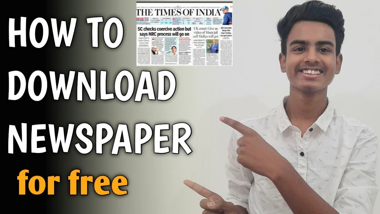 Free Guide to Download Any Newspaper PDF in English 📰