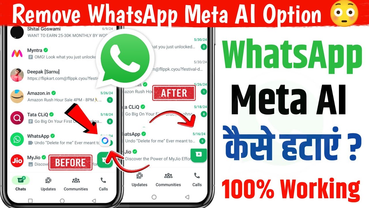 Remove Meta AI from WhatsApp Easily