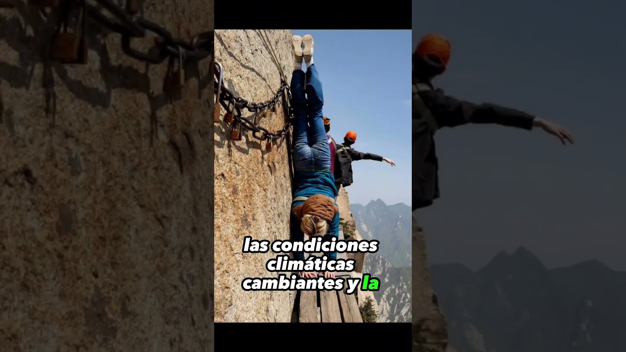 Los 10 Destinos Turísticos Más Peligrosos del Mundo: Monte Huashan