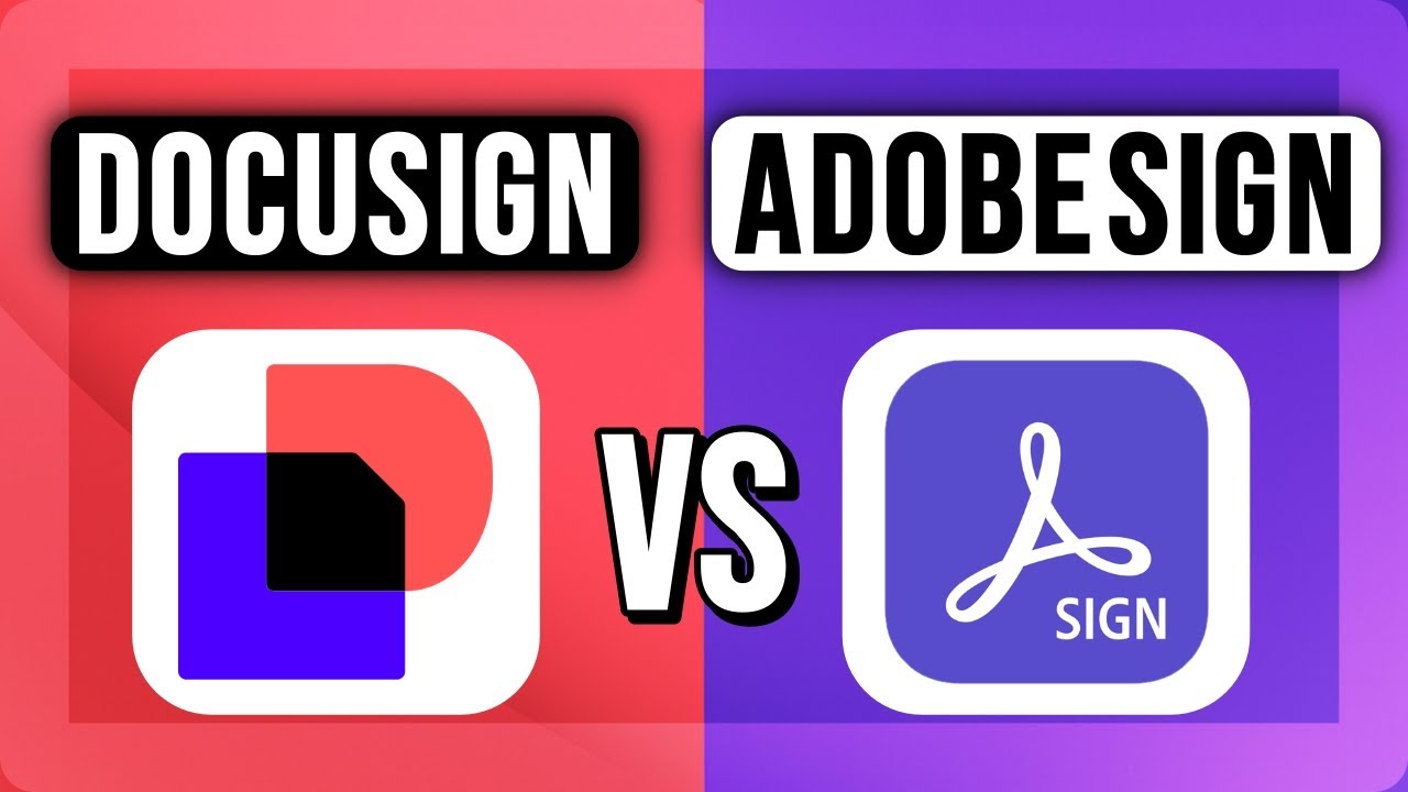 DocuSign vs Adobe Sign (2025) – Which E-Signature Tool Should You Use?