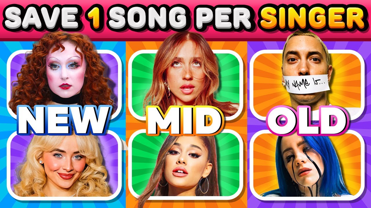 Save One Song Per Artist 🎤 Old, Mid, or New? | Music Quiz 2025