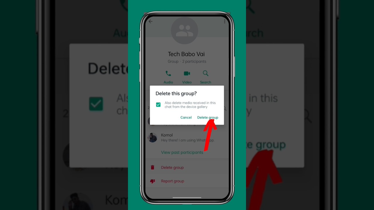 Delete WhatsApp Group for Everyone 📱