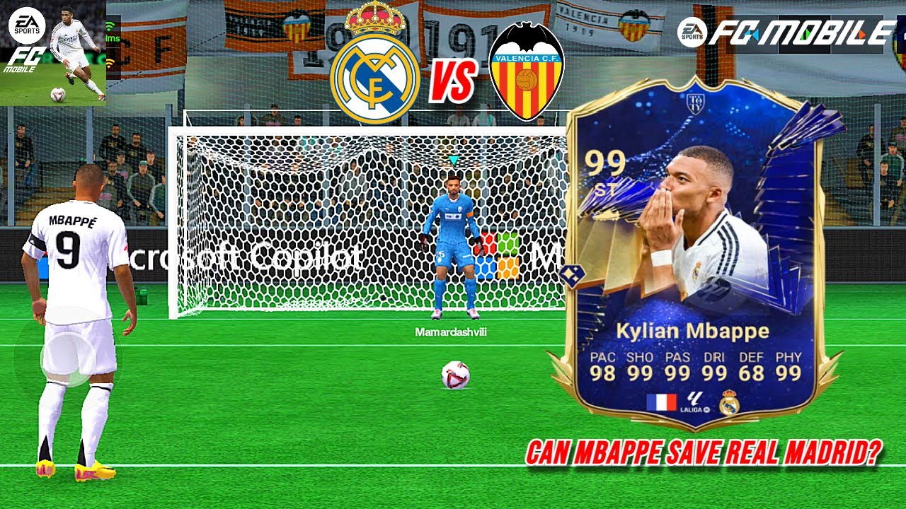 Real Madrid vs Valencia Penalty Shootout ⚽