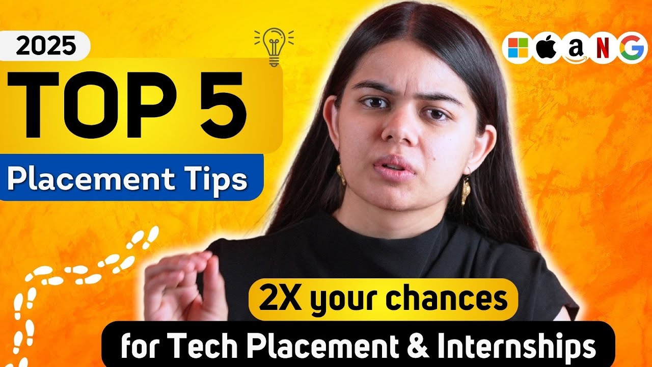 Top 5 Placement Tips for Tech Jobs & Internships in 2025