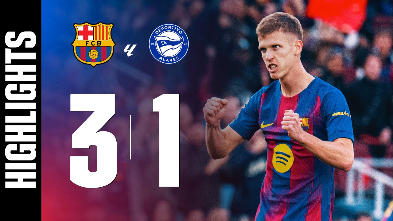 FC Barcelona 3-1 Alavés | La Liga MD14 🎉