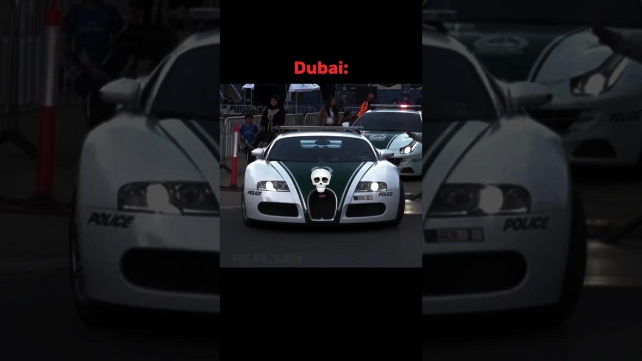 Dubai Police Car vs. Other Countries' Police Vehicles 🚓 | Which Is Better?