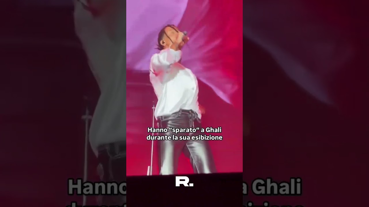 Ghali’s Stunning Performance at Perte Concert 🎤