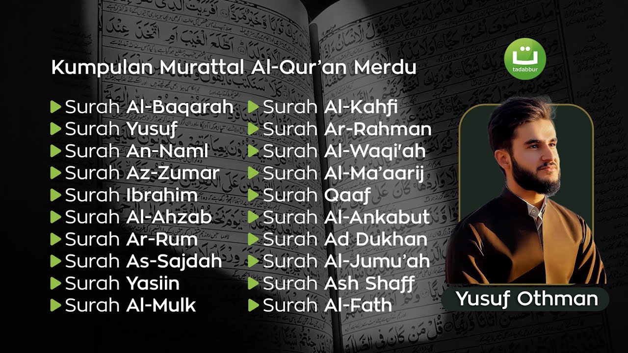 Murottal Al-Qur'an Merdu oleh Yusuf Othman 🎧