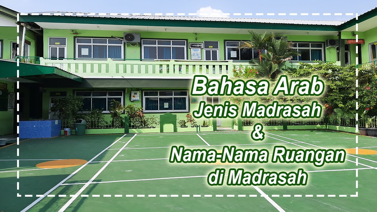Jenis Madrasah & Ruangannya dalam Bahasa Arab π