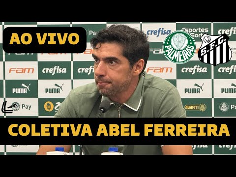 COLETIVA ABEL FERREIRA AO VIVO - PALMEIRAS X SANTOS DIRETO DA VILA BELMIRO - BRASILEIRÃO 2025