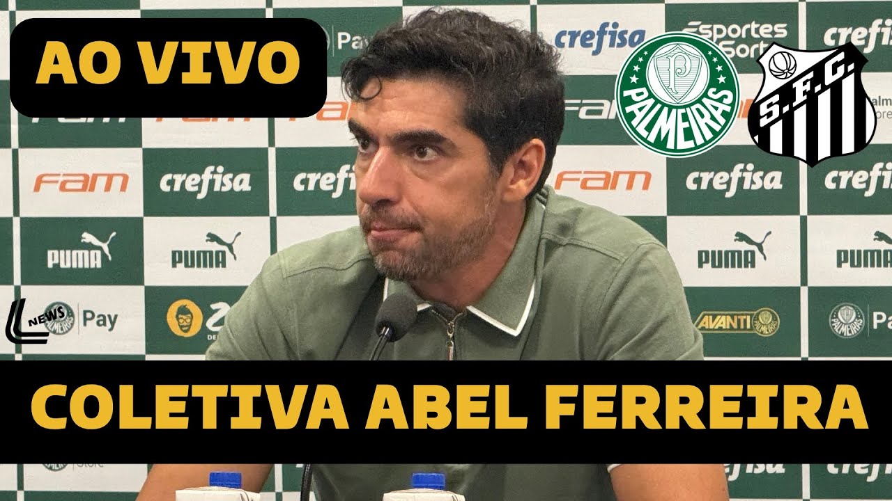 Live: Abel Ferreira Post-Match Press Conference - Palmeiras vs Santos (Brasileirão 2025) ⚽