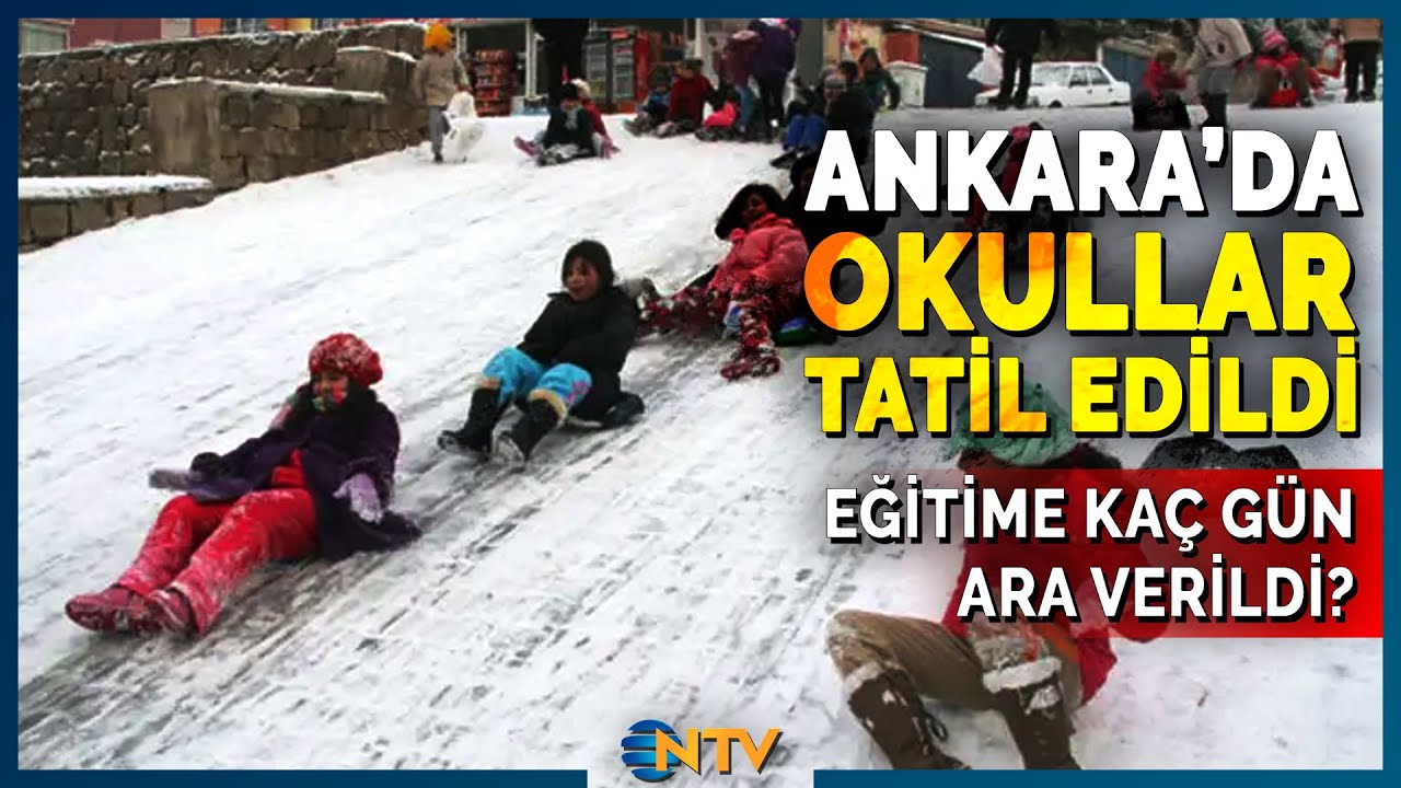 Ankara'da Okullara Kar Engeli! | NTV