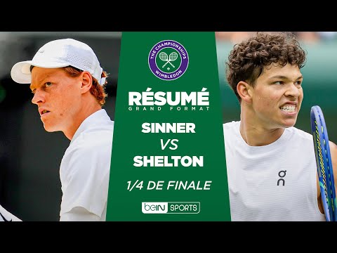 WIMBLEDON : Jannik SINNER vs Ben SHELTON | Quart de finale