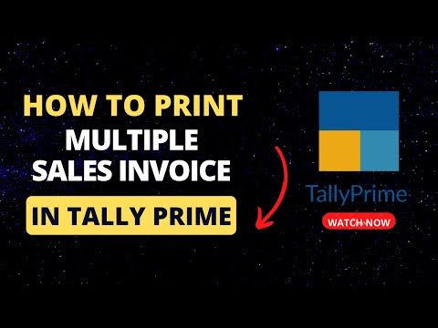 How To Print/Export Multi Sales Invoice In Tally Prime | Export All Invoice To Pdf | Accounts First