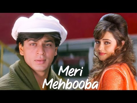 जरा तसवीर से तू निकल के सामने आ - Meri Mehbooba | Pardes (1997) | Shah Rukh Khan | Kumar, Alka