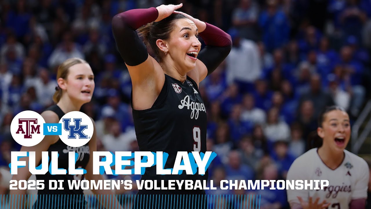 Texas A&M vs Kentucky 2025 Volleyball Replay 🏐