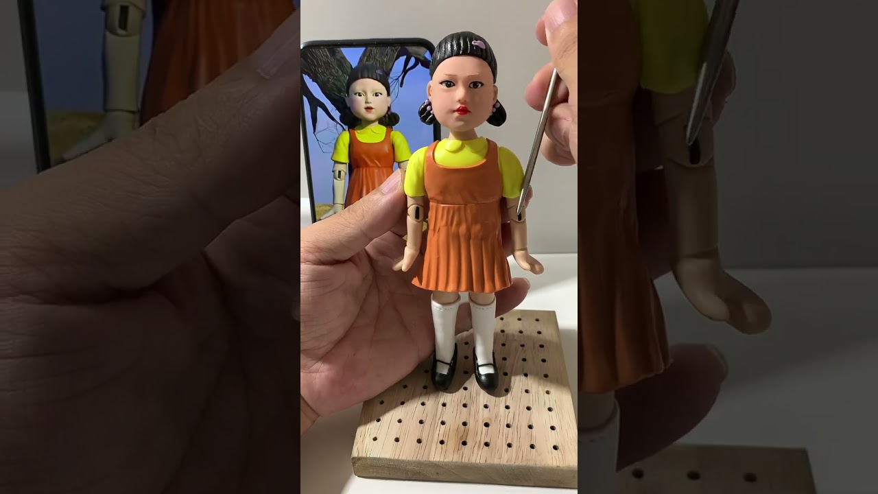 Handmade Wooden Squid Game Man 🎮